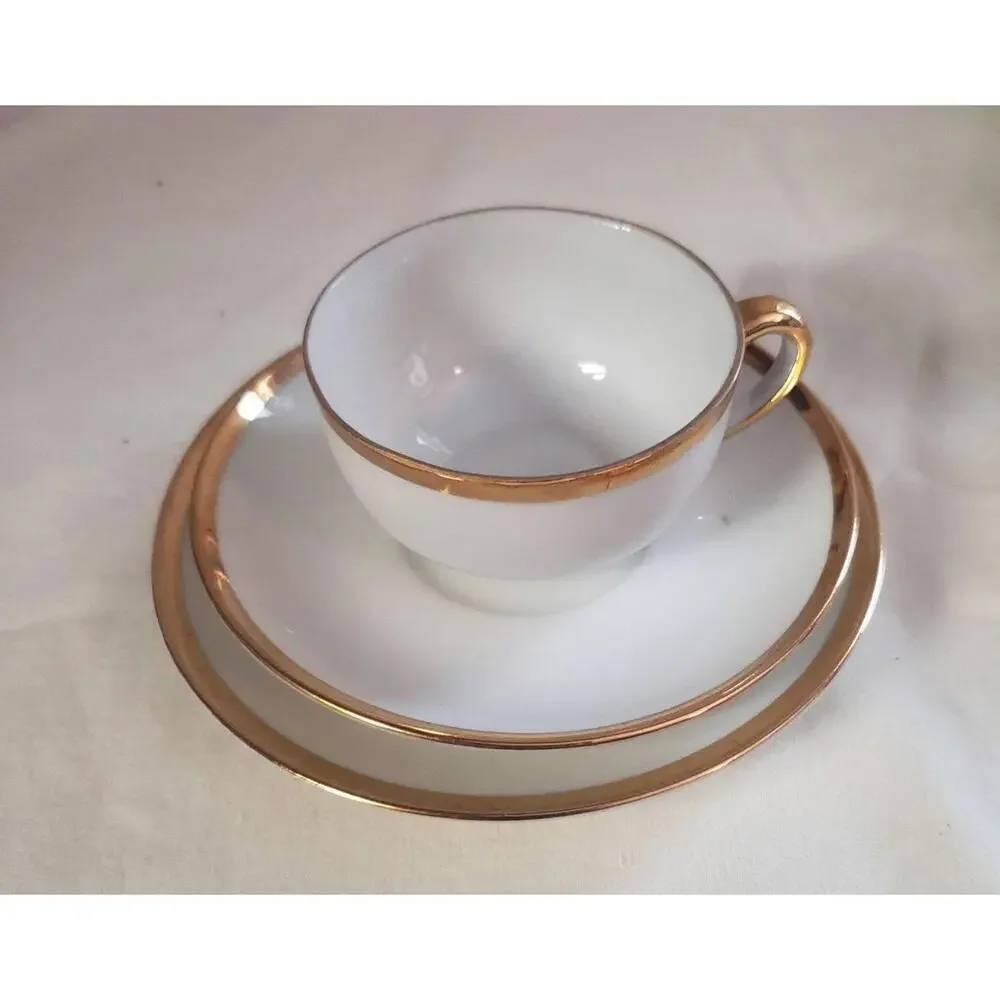 Vintage Noritake Goldena Children's Tea Set for 6 counti